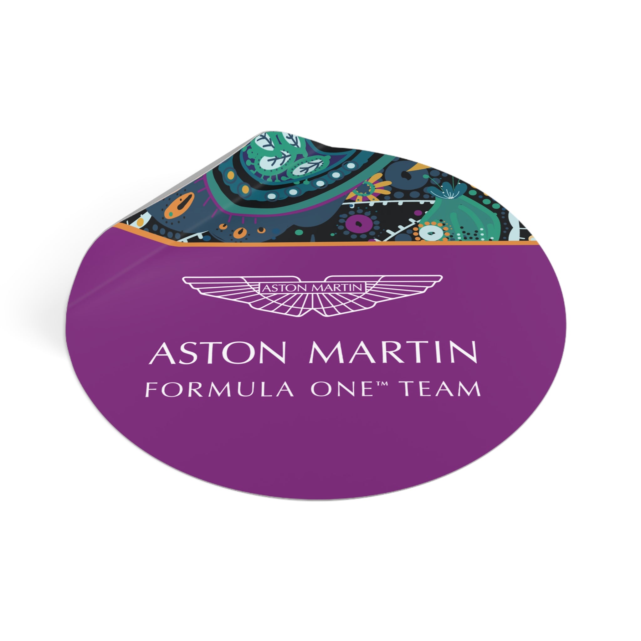 Aston Martin Round Stickers - 03ASTC02