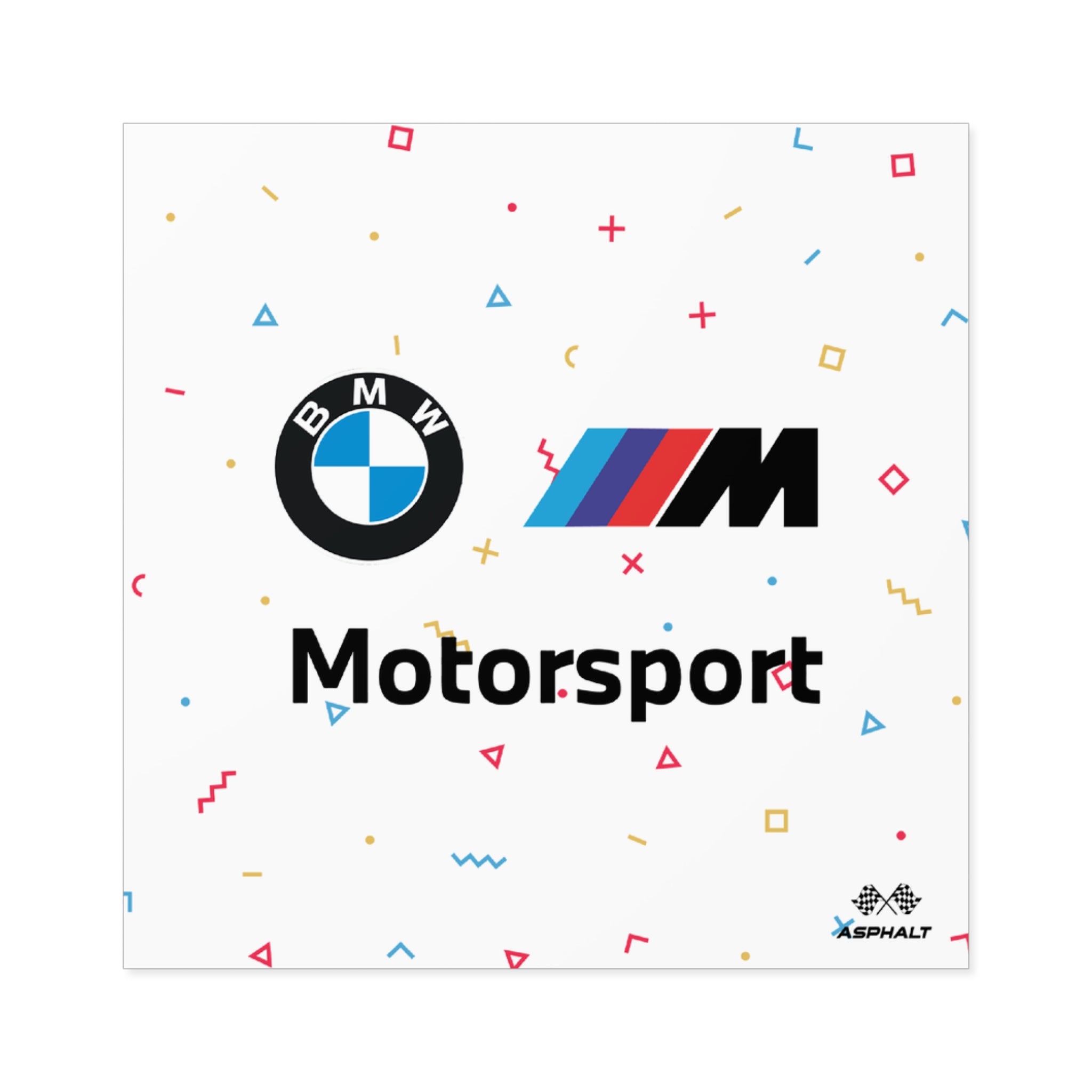 BMW Square Stickers - 01BSTR02