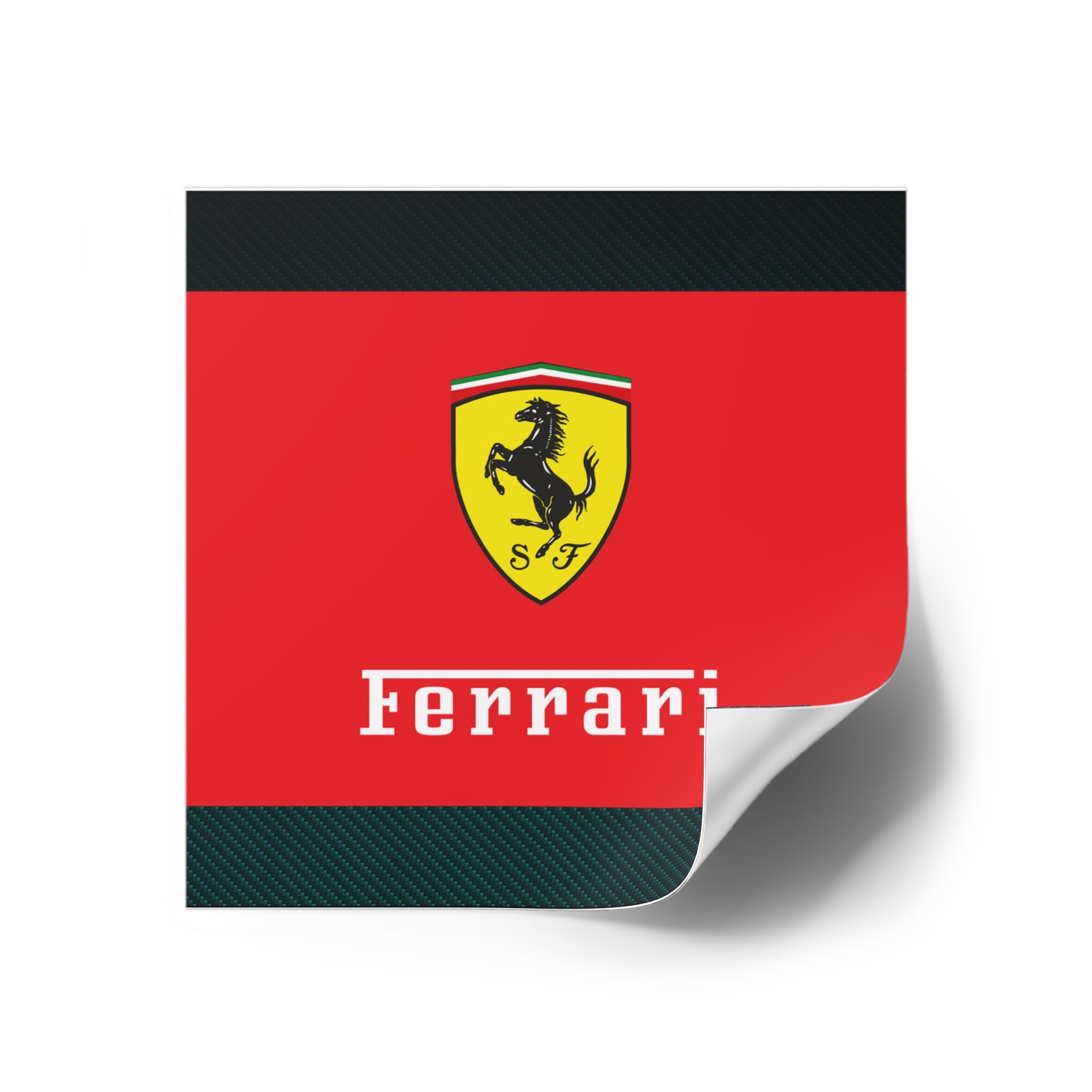 Ferrari Square Stickers - 02FSTR04