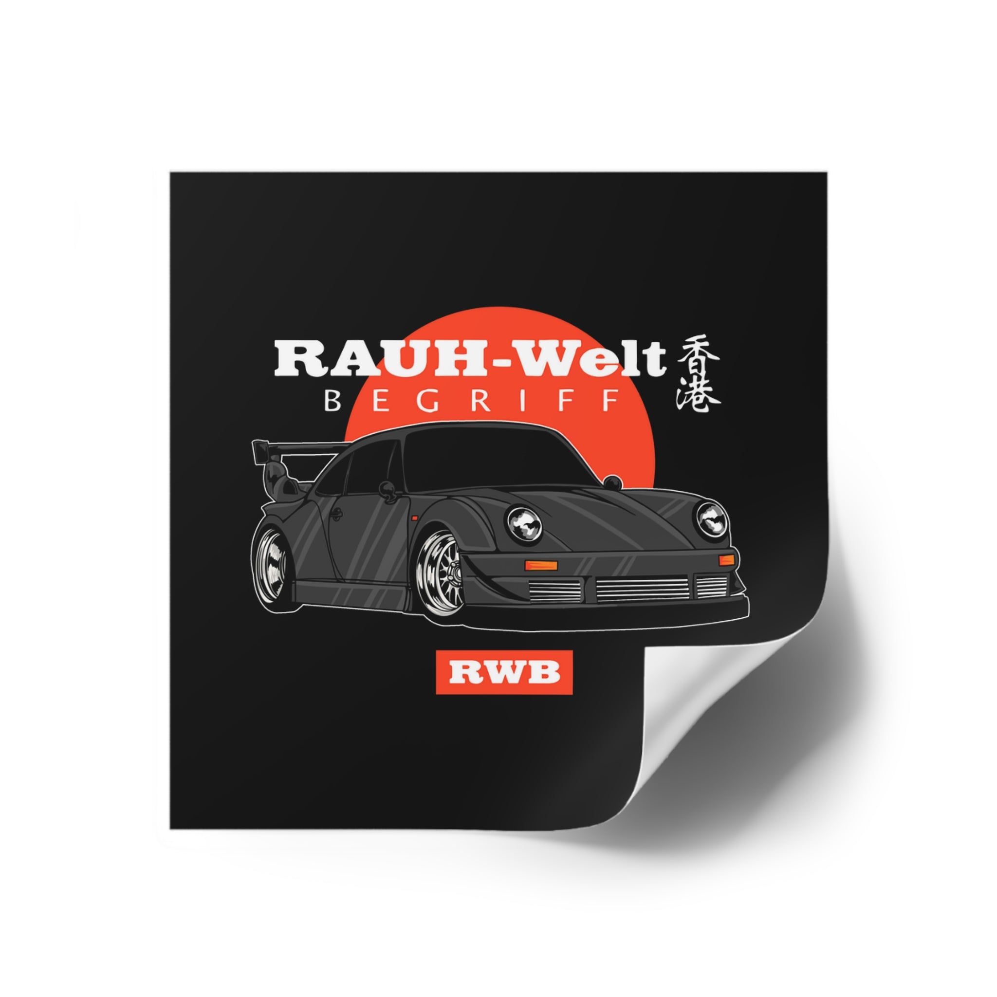 Porsche 911 RAUH - Welt - 07 Stickers