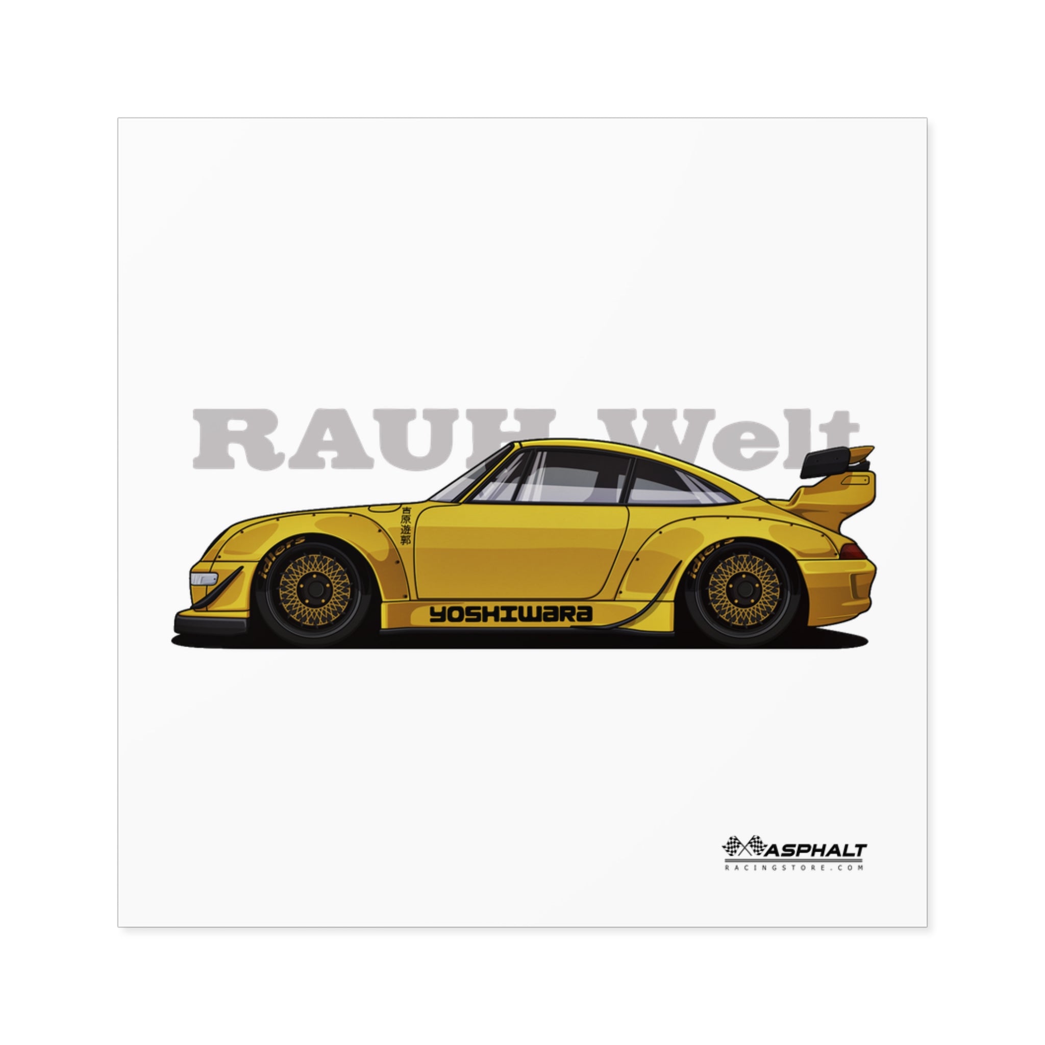 Porsche 911 RAUH - Welt - 05 Stickers