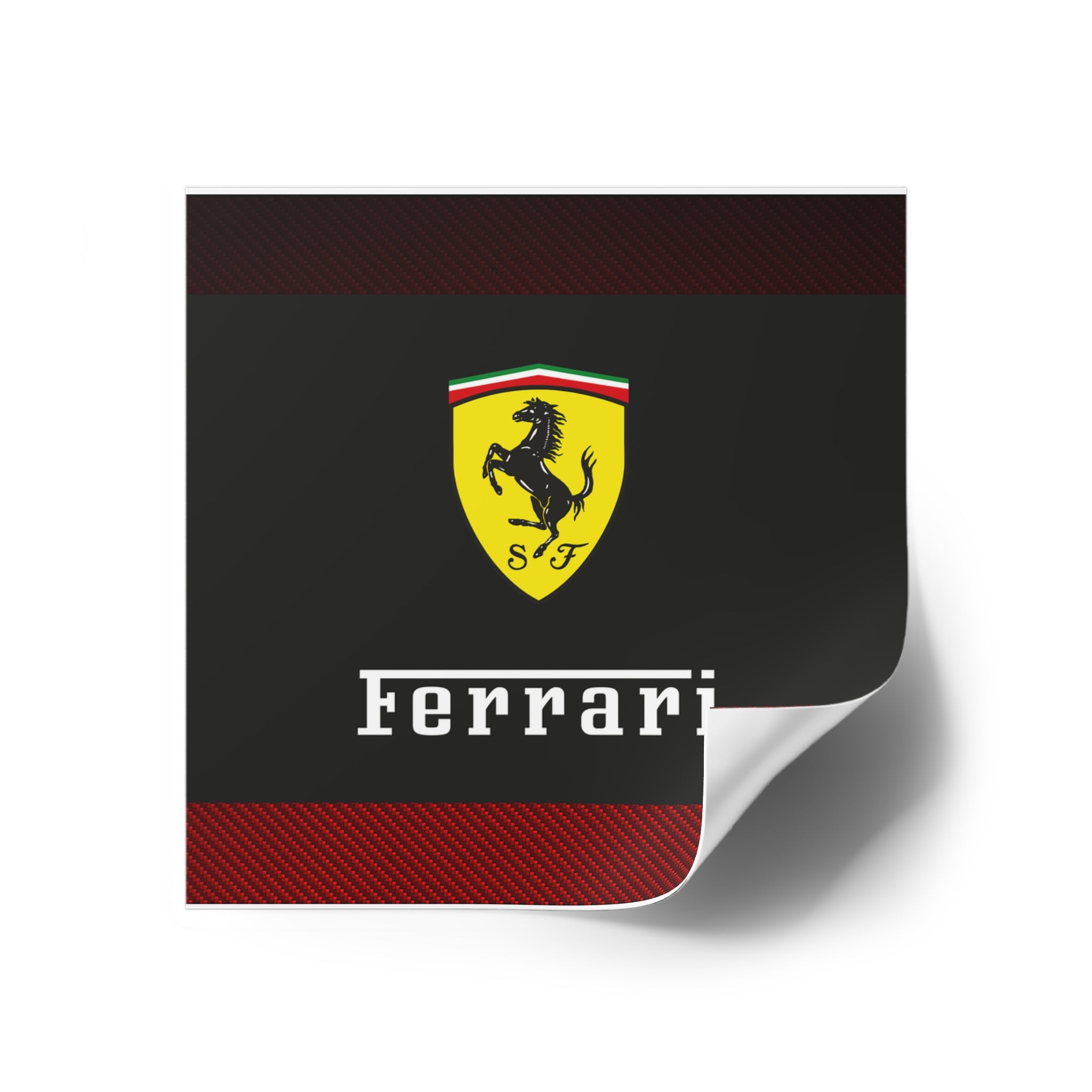 Ferrari Square Stickers - 02FSTR06