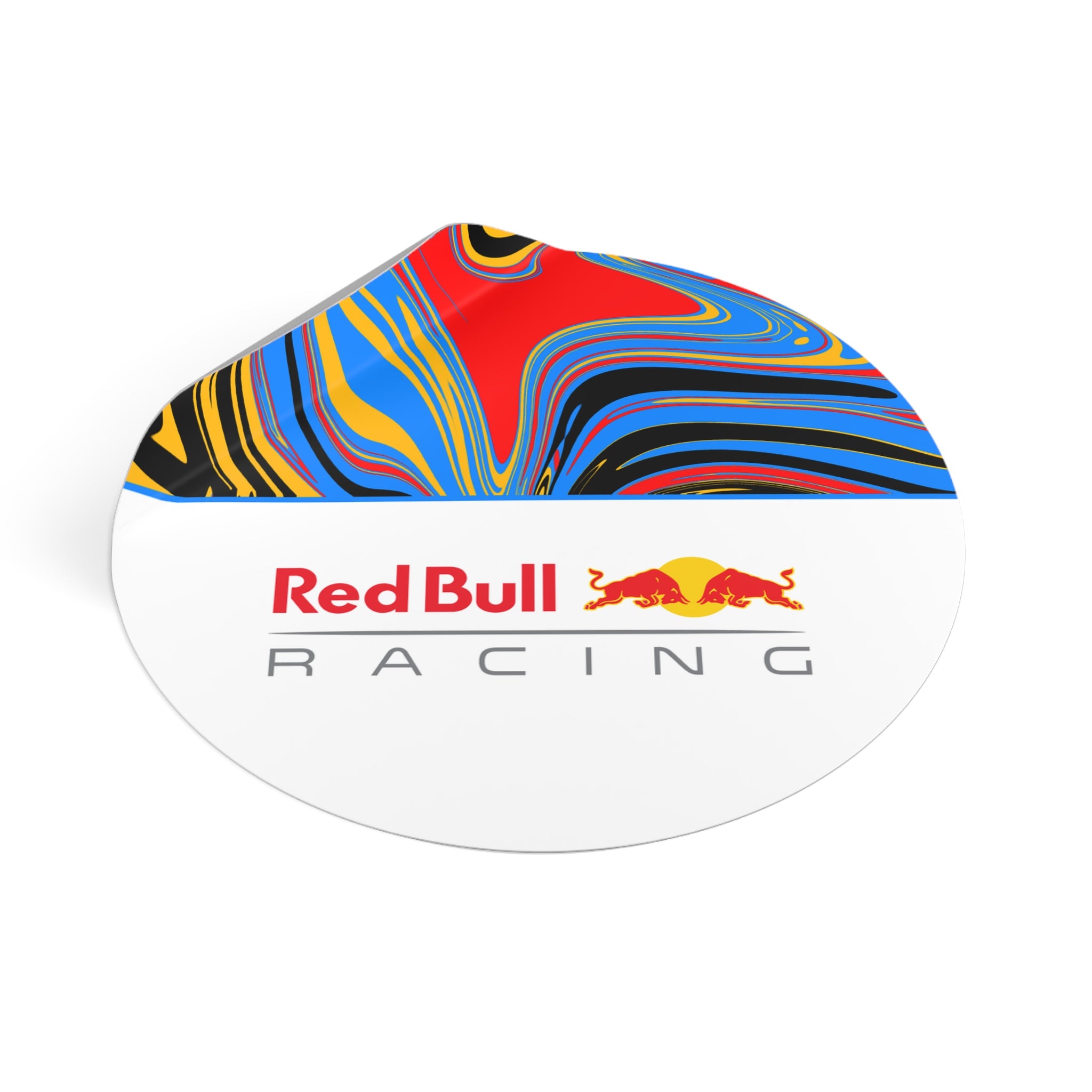 Red Bull Round Stickers - 0FRSTC02