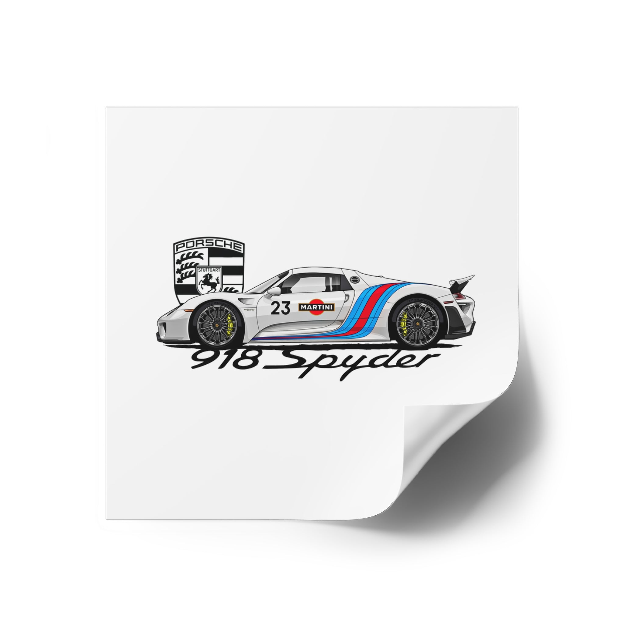 Porsche 918-01 Stickers